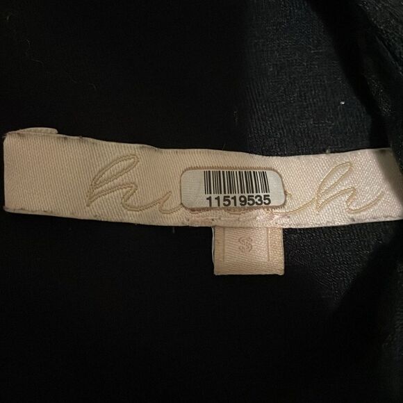 Anthropologie Hutch horizontal pin stripe black white Eleanor dress size small - Picture 10 of 13